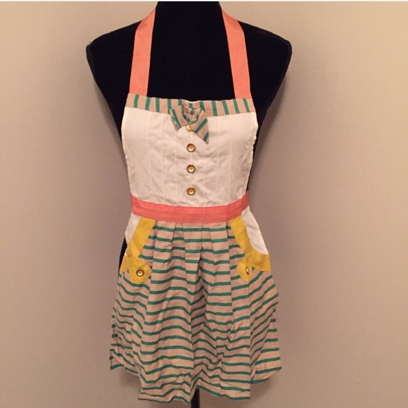 Anthropologie Accessories - Anthropologie Striped Apron NWOT